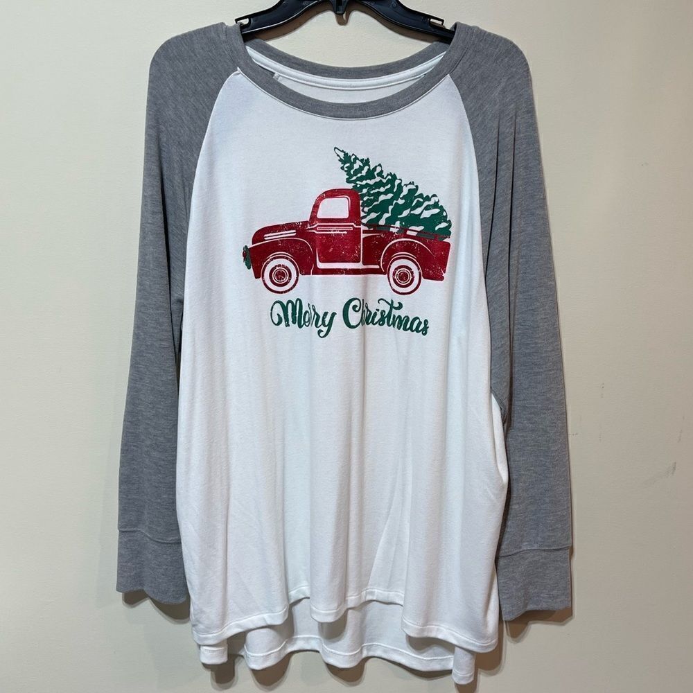 State of Mine Christmas Long Sleeve Shirt Woman’s L NWOT